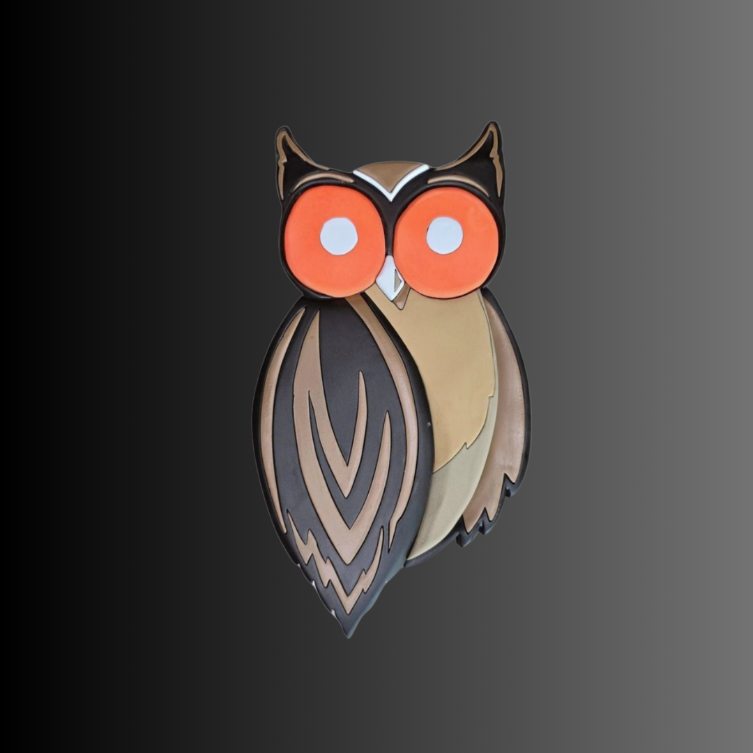 Hooter Owl 3D wood art