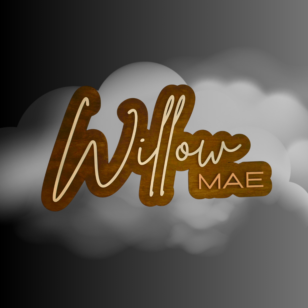 Name Sign - Offset Backer