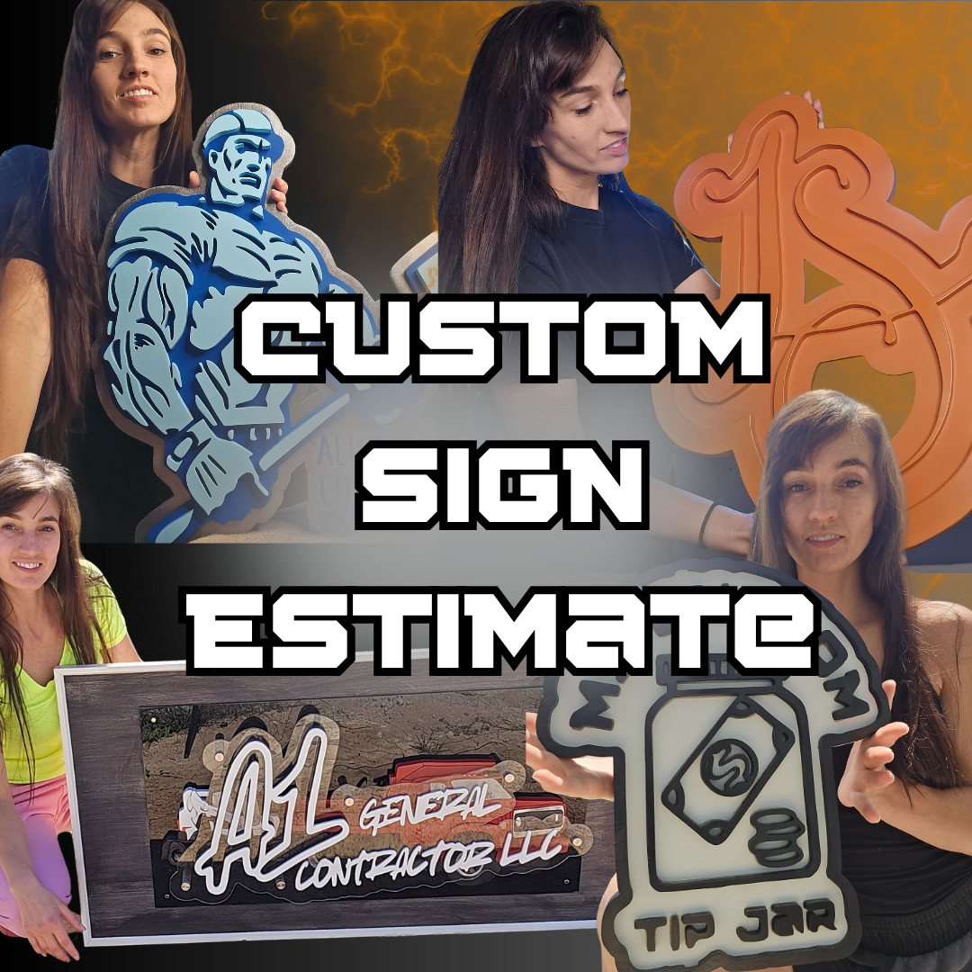 🪵 Custom Logo Wall Sign — Wood & Acrylic Blend