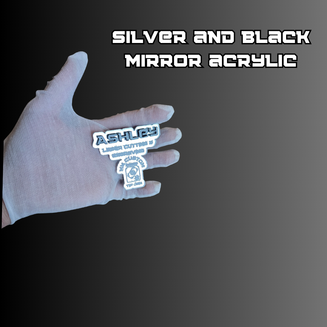 Custom 3D Acrylic Name Tag – Personalized, Layered, and Bold!