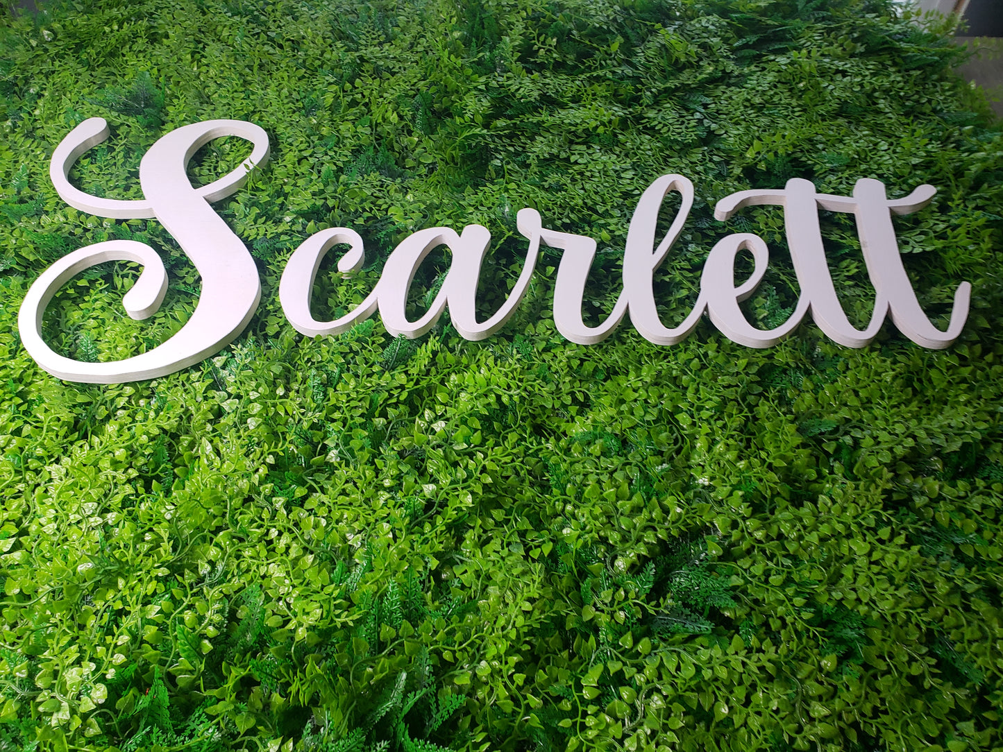 Single Layer Wood Name sign