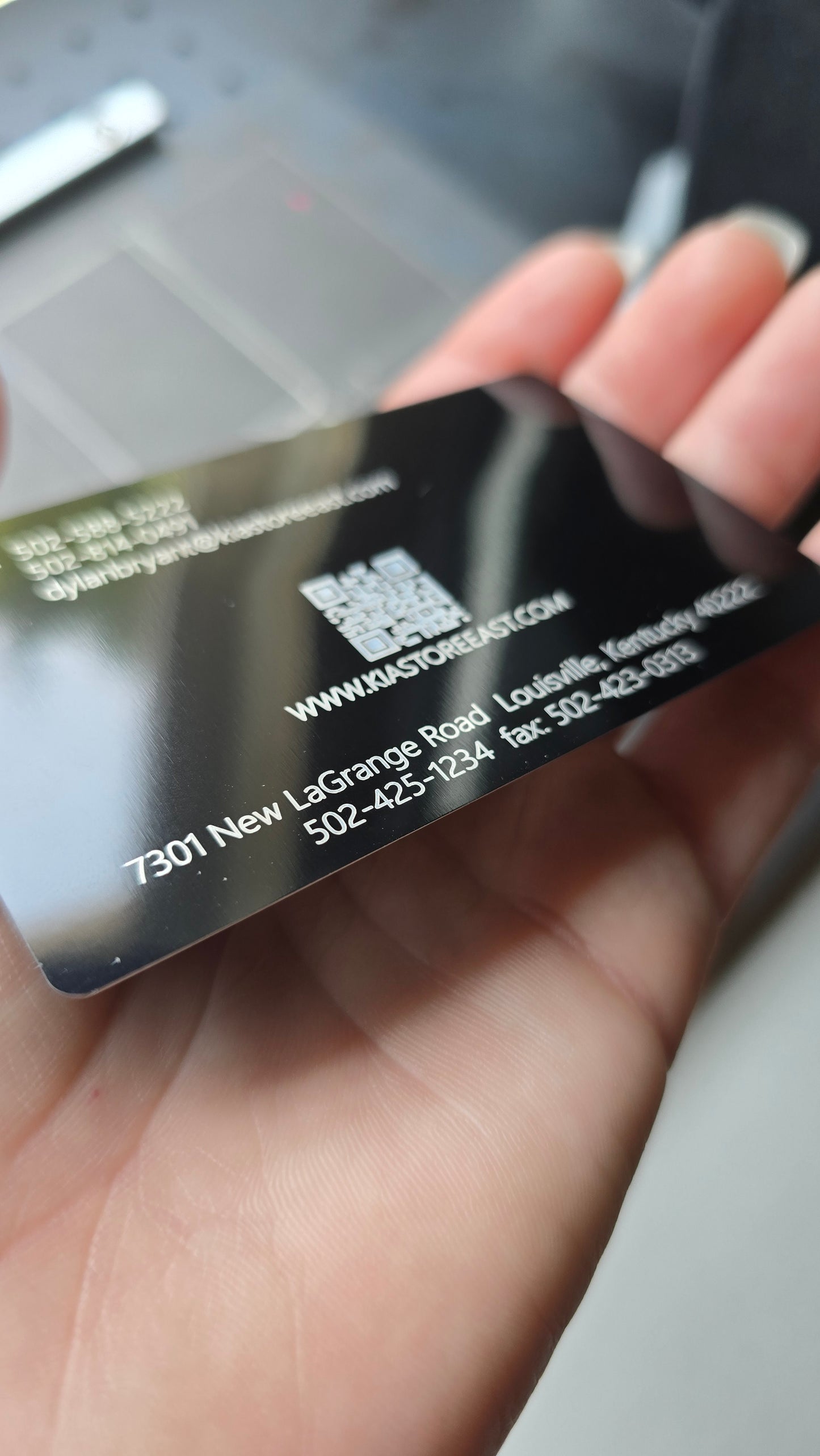 Custom Metal Business Cards