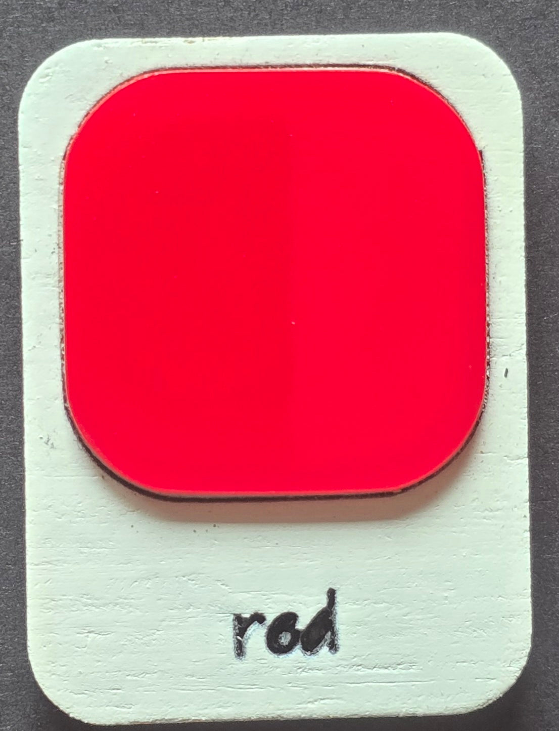 Acrylic Double Layet Text sign- with optional Framed backer
