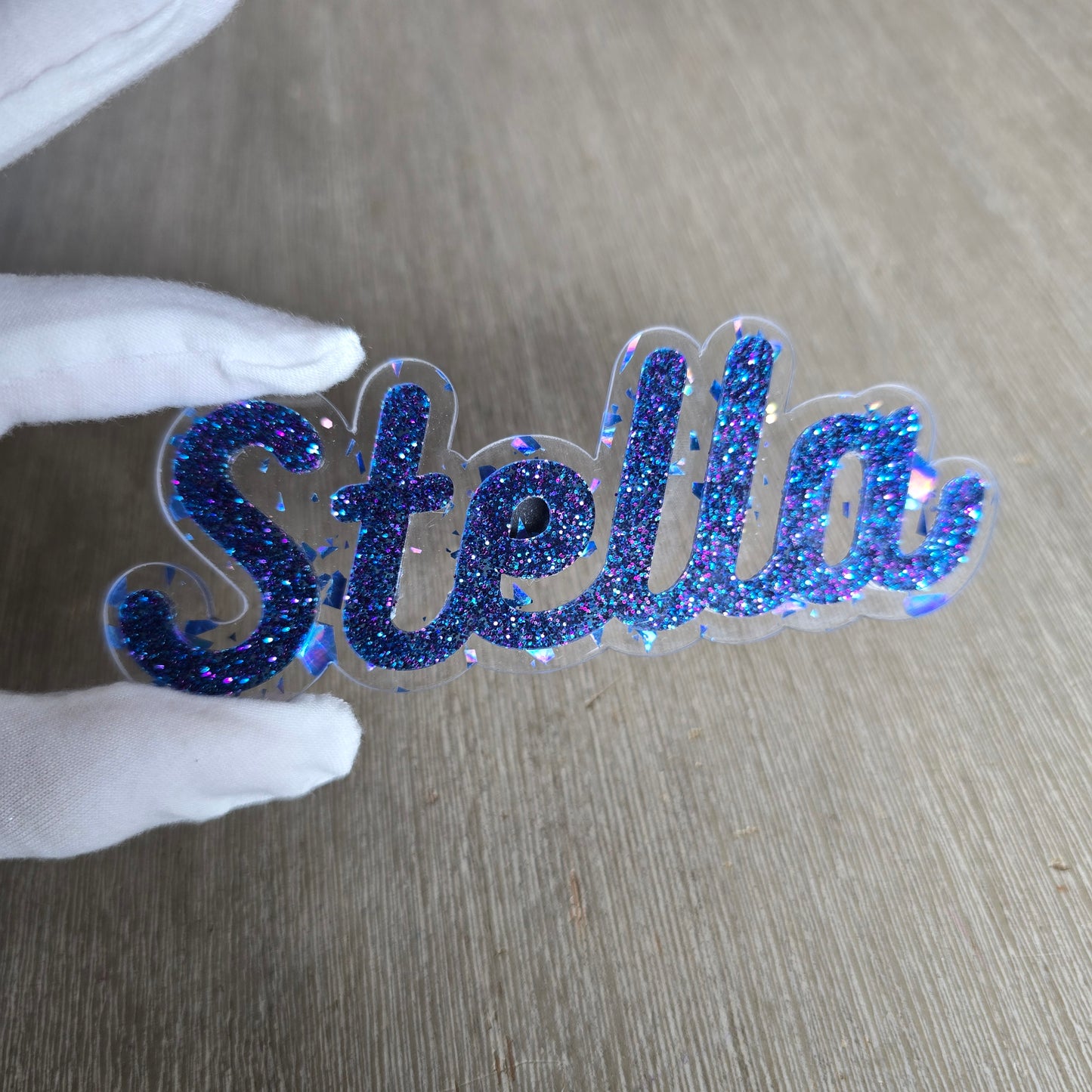 Acrylic name magnet