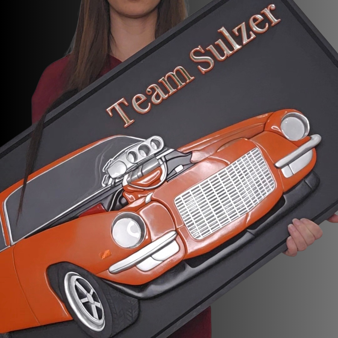 🛠️ Custom 3D Vehicle Wall Art – Deposit for Personalized Quote