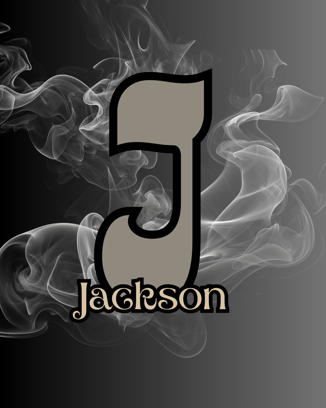 Last Name Letter Sign