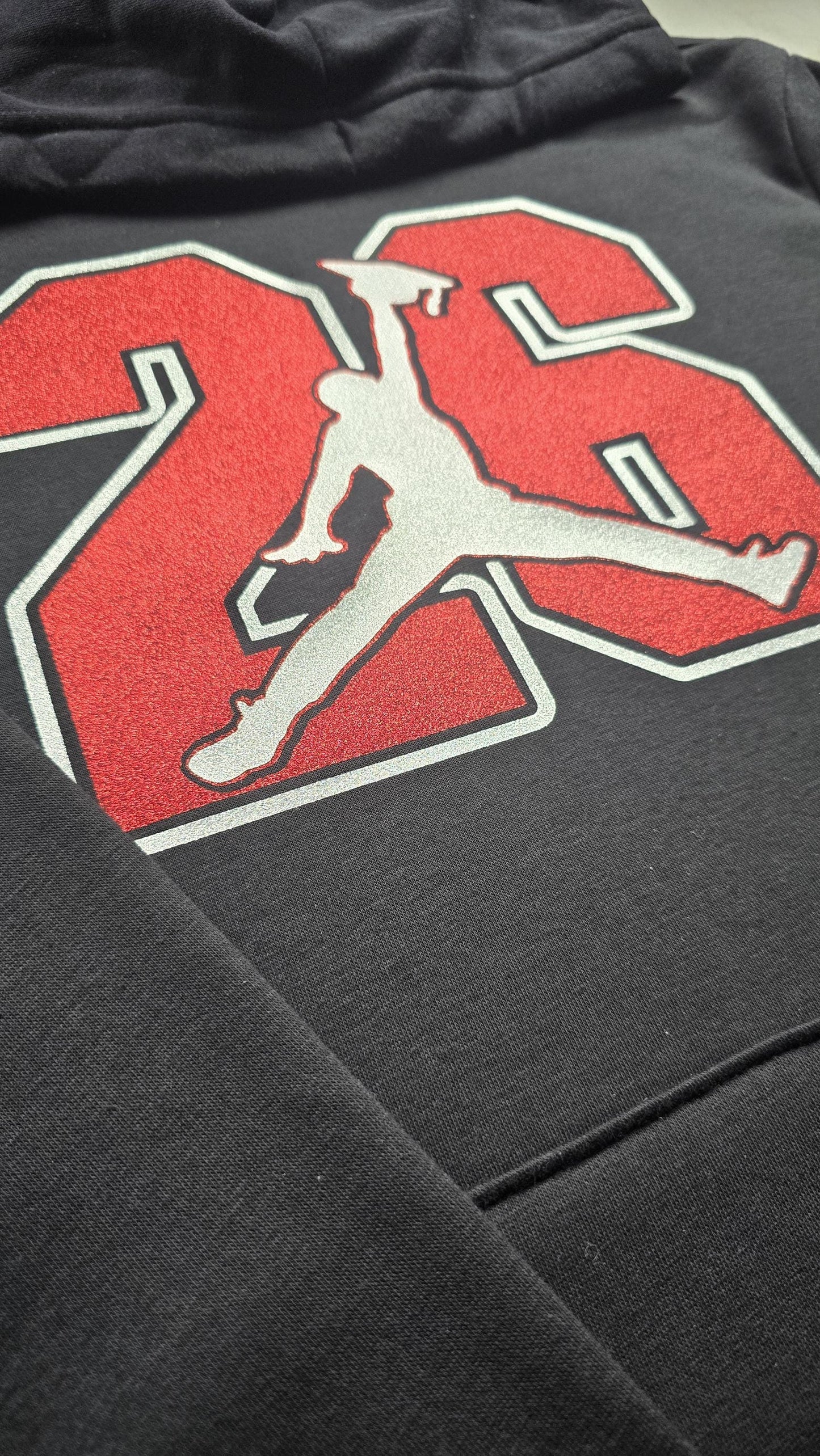 Graduation hoody jumpman cap 2025 2026 glitter