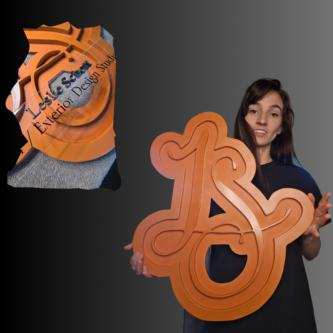 🪵 Custom Logo Wall Sign — Wood & Acrylic Blend