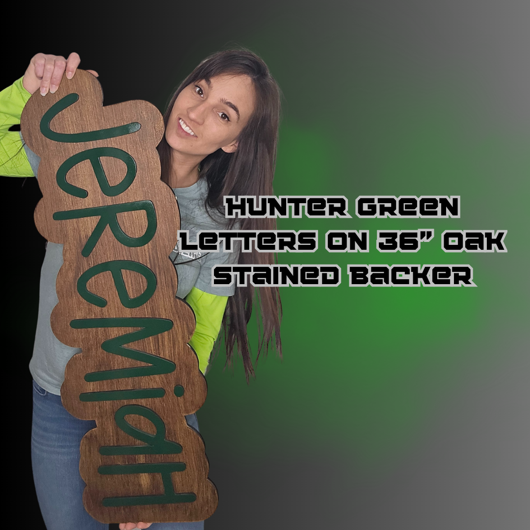 Name Sign - Offset Backer