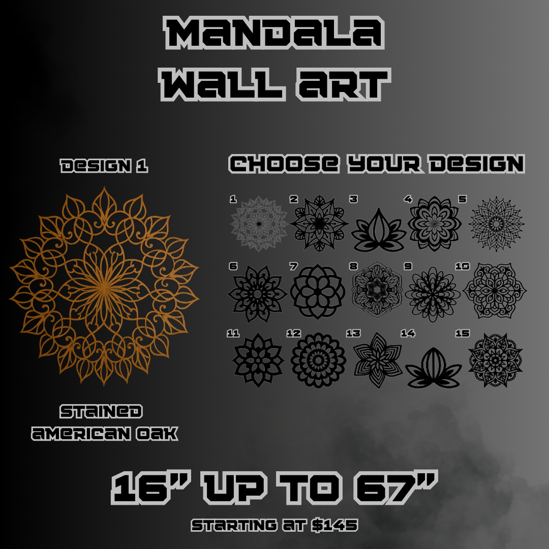 Mandala Flower wall art