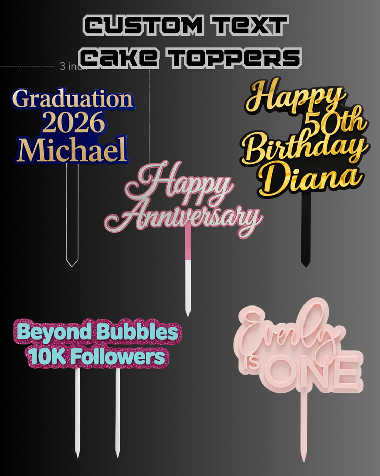 Cake Toppers/Cake Charms/Cupcake Picks