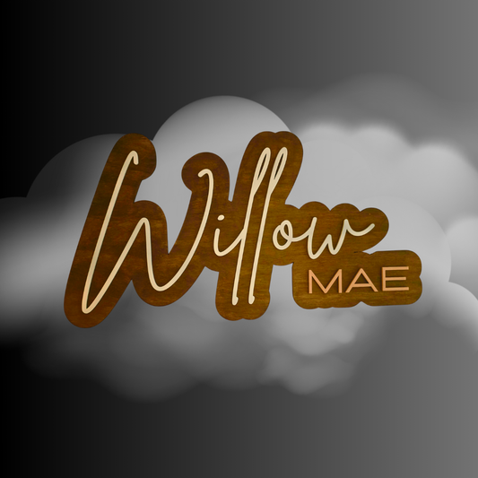 Name Sign - Offset Backer