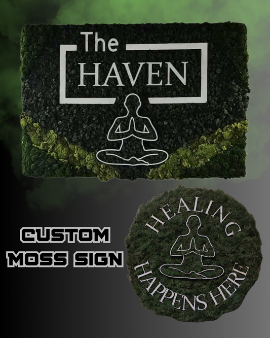 Custom Moss Wall Signage