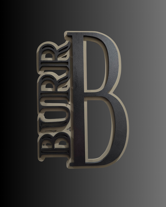 Last Name Letter Sign