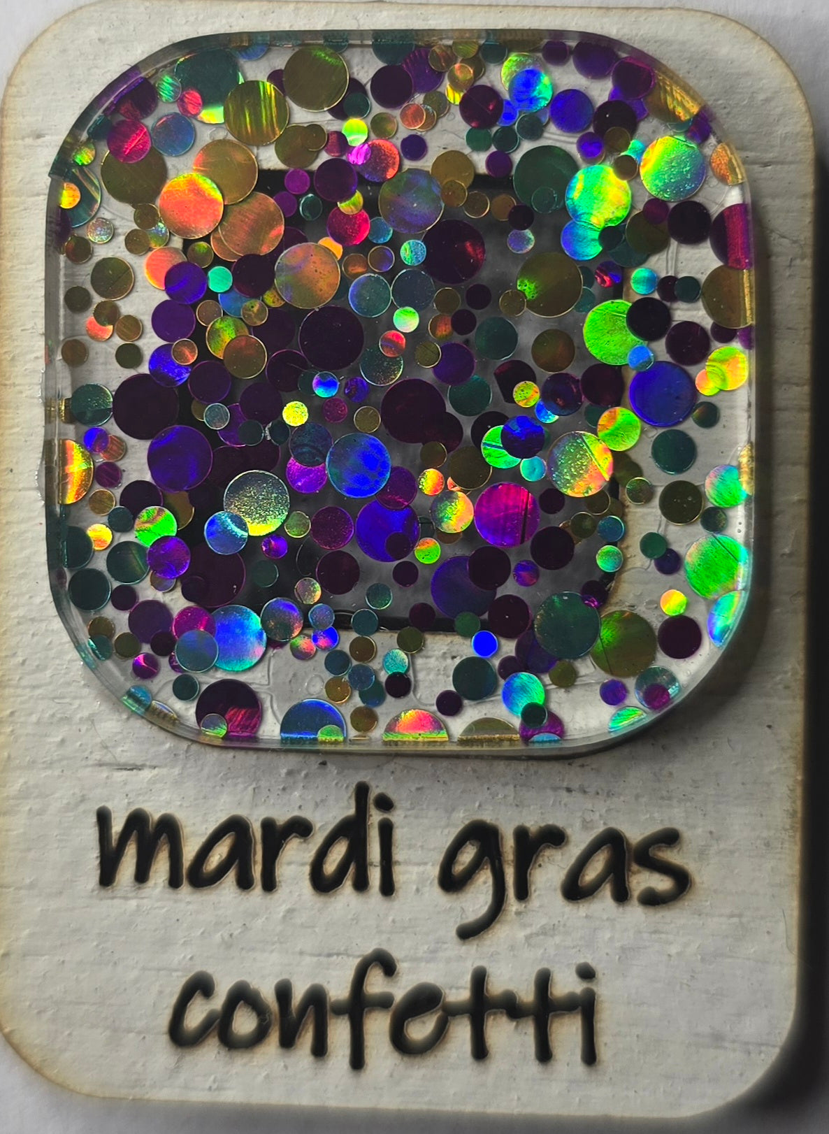 Custom Specialty Acrylic Letters - Mirror, Glitter, Iridescent, Flake, Ect.)