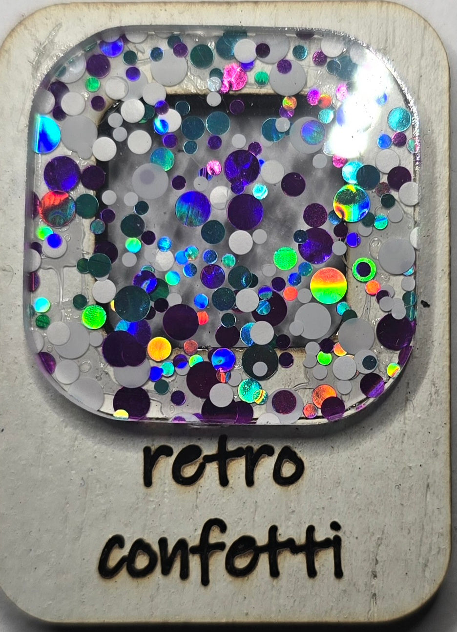 Custom Specialty Acrylic Letters - Mirror, Glitter, Iridescent, Flake, Ect.)