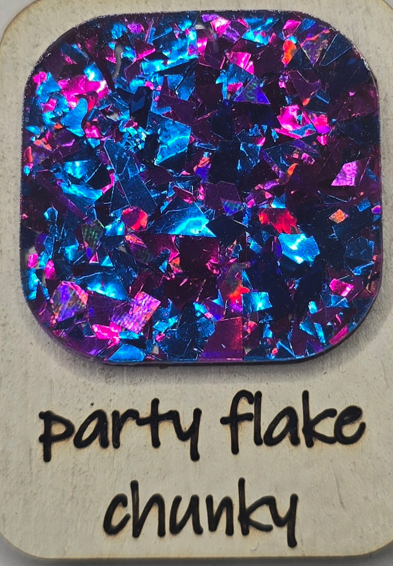 Custom Specialty Acrylic Letters - Mirror, Glitter, Iridescent, Flake, Ect.)