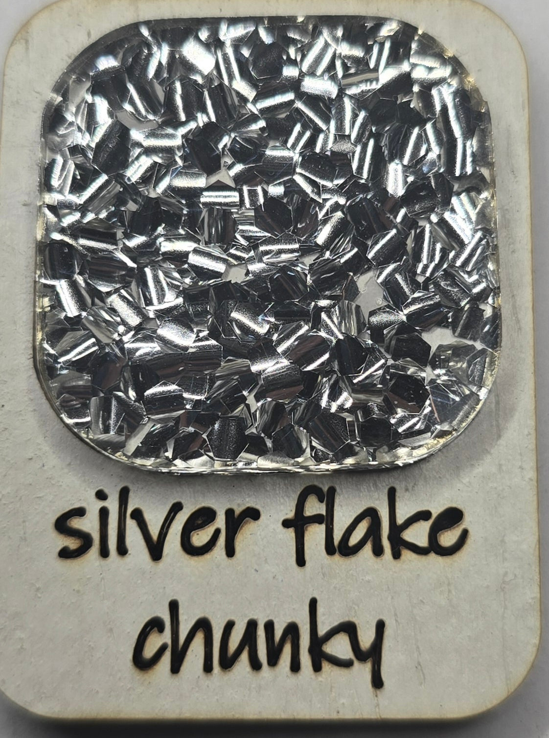 Custom Specialty Acrylic Letters - Mirror, Glitter, Iridescent, Flake, Ect.)