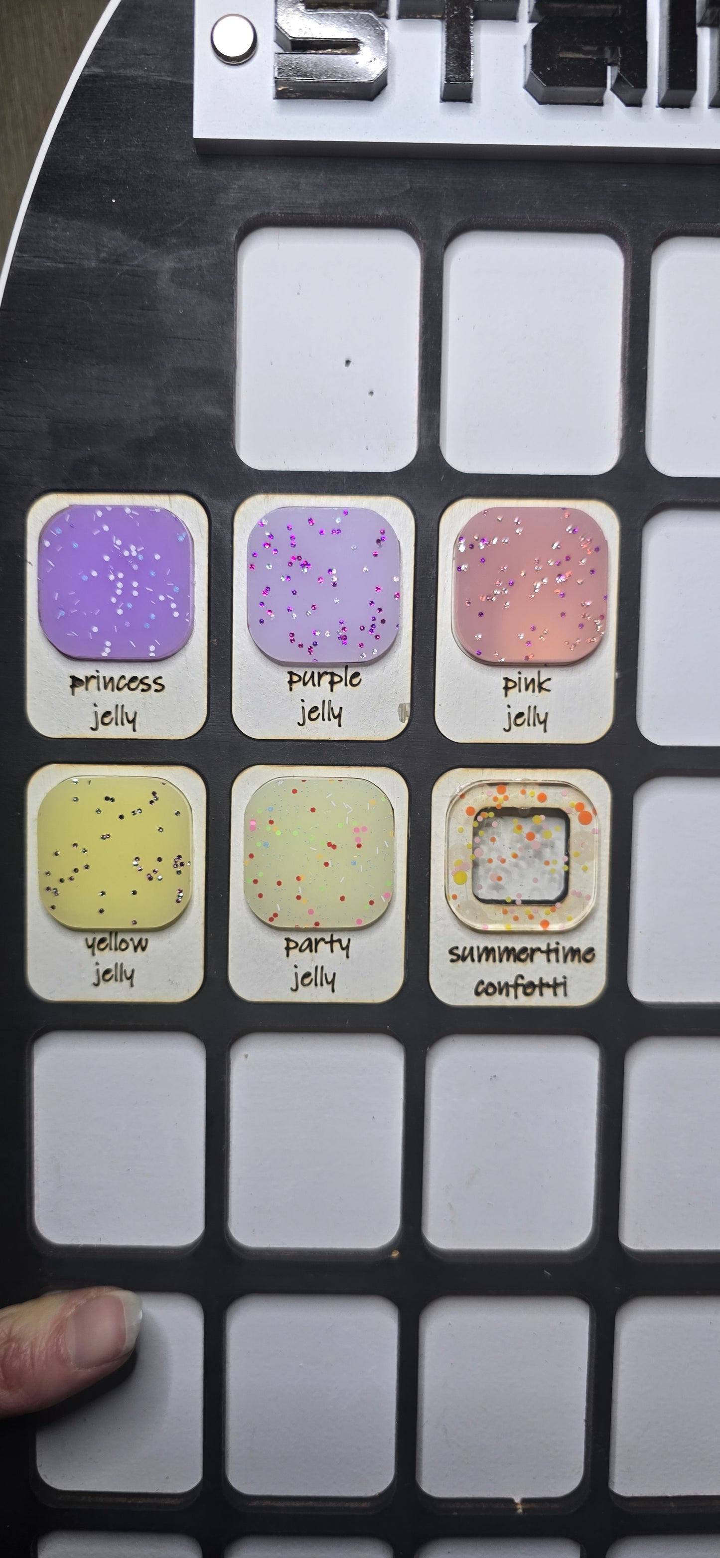 Custom Specialty Acrylic Letters - Mirror, Glitter, Iridescent, Flake, Ect.)