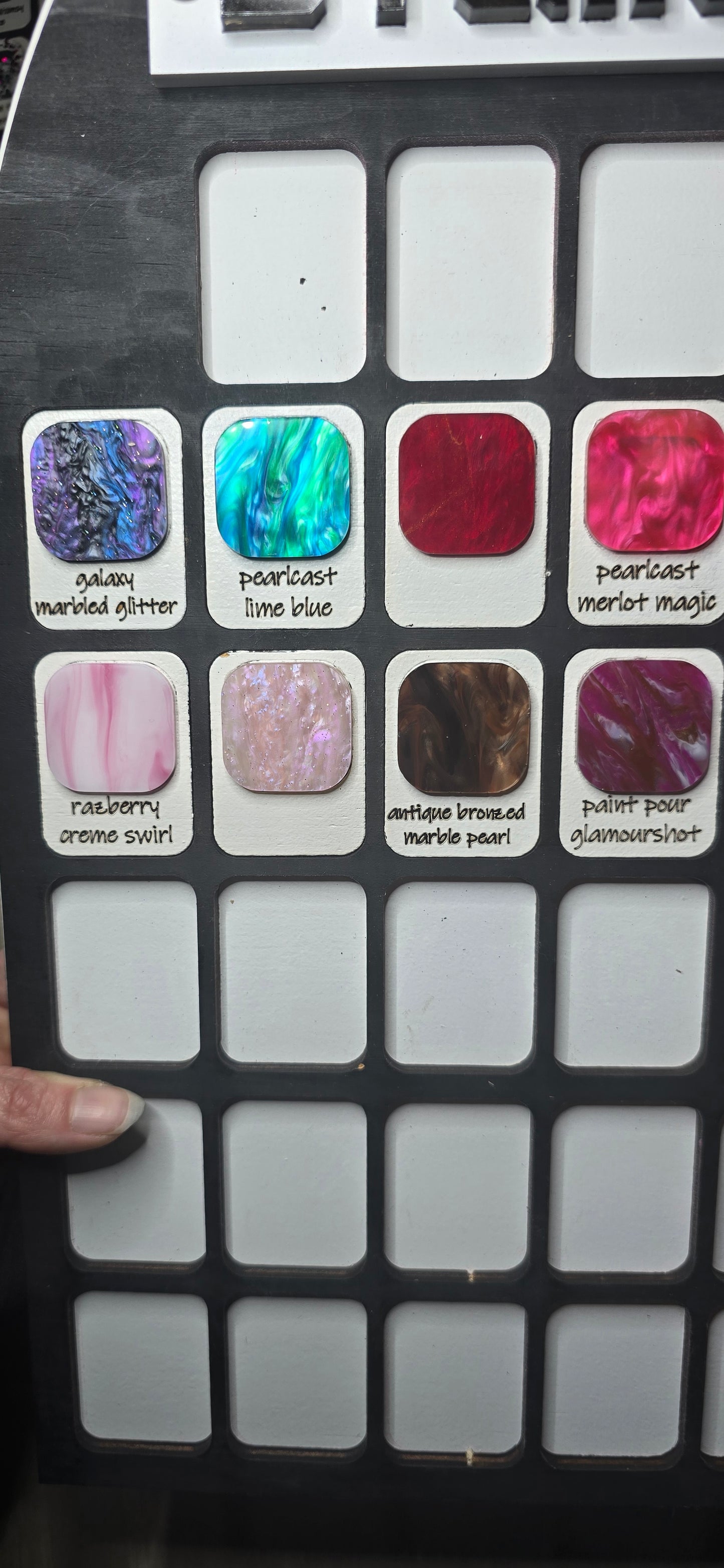 Custom Specialty Acrylic Letters - Mirror, Glitter, Iridescent, Flake, Ect.)