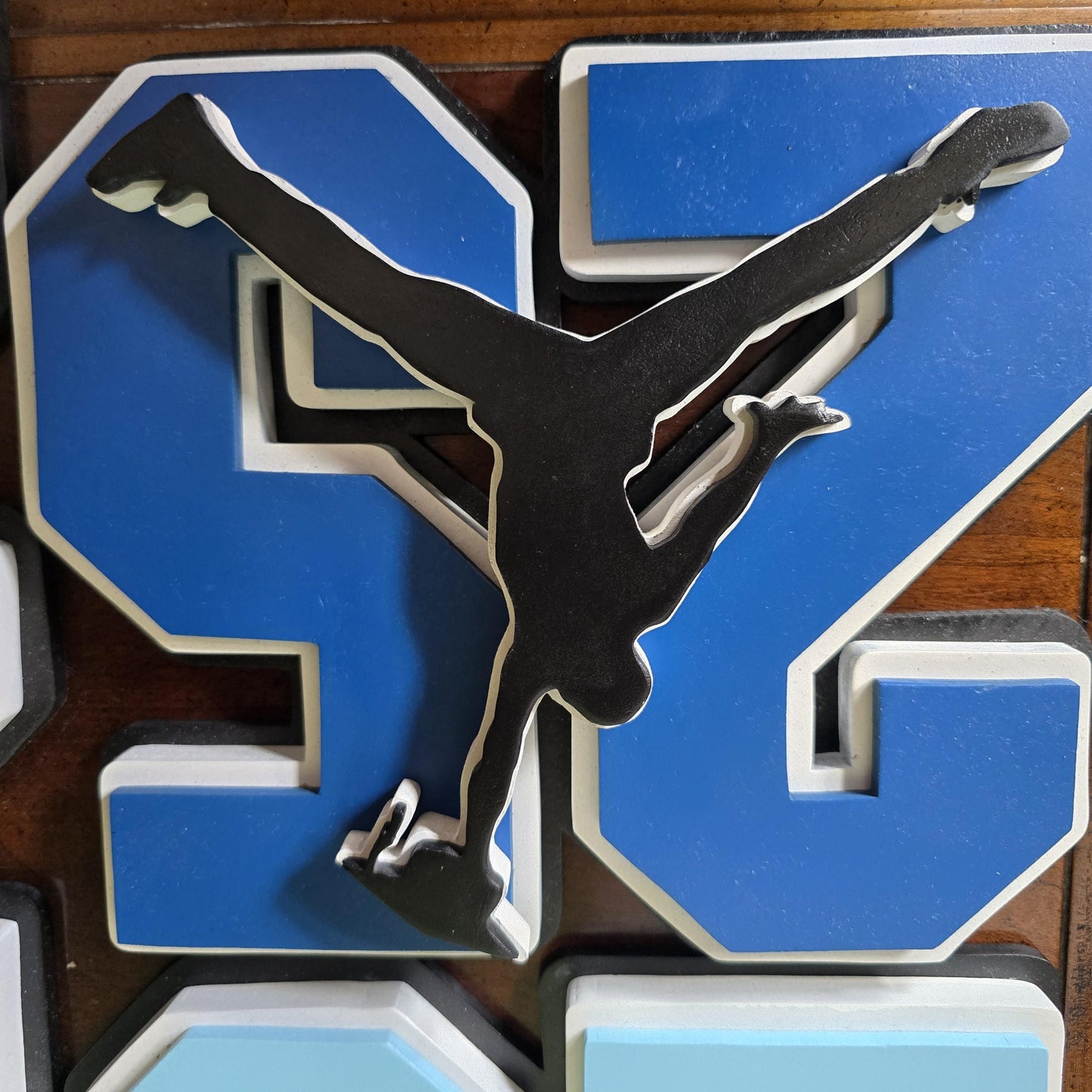 2026 Graduation Jumpman Plaque 5 layers customize with name and npc tap function school colors gift for senior