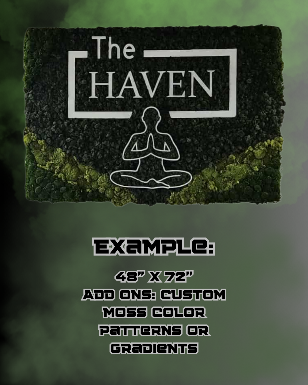 Custom Moss Wall Signage