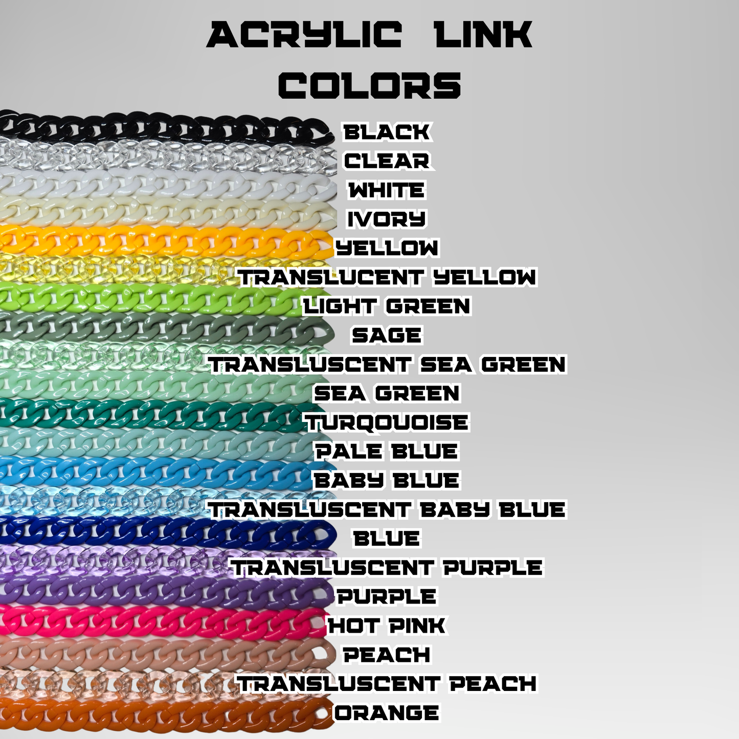 Personalized Acrylic Name Plate Necklace