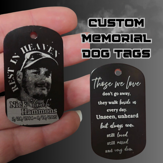Custom Memorial Dog Tags