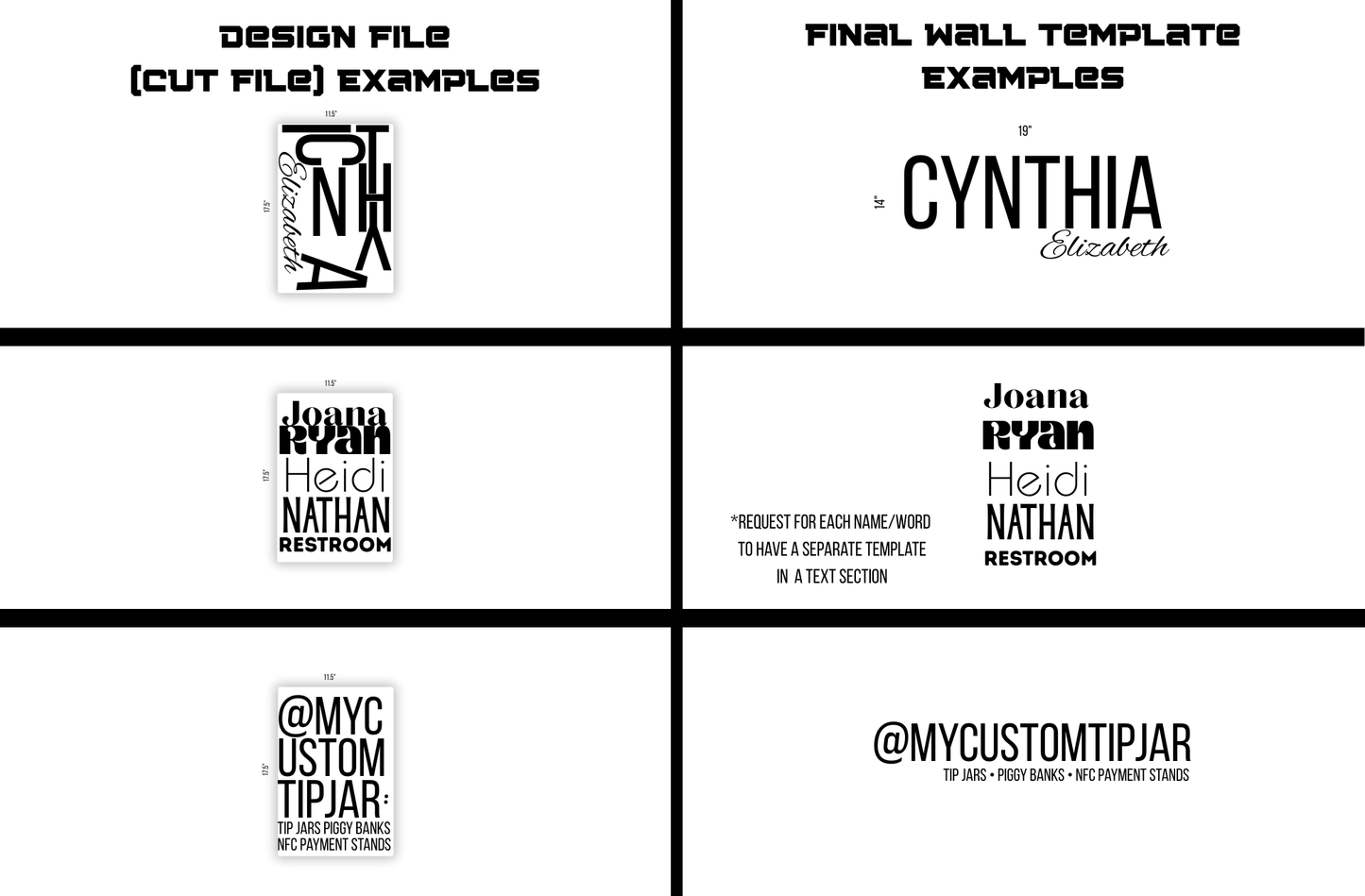 SALE! Fill the Sheet: Custom Acrylic Lettering