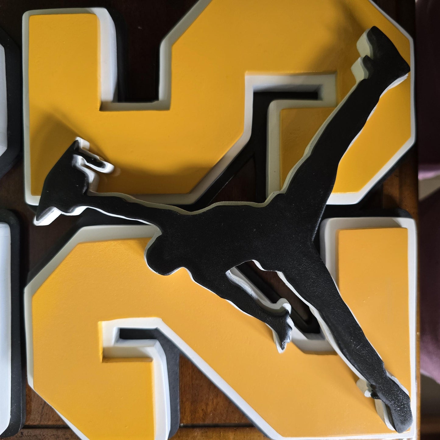 2026 Graduation Jumpman Plaque 5 layers customize with name and npc tap function school colors gift for senior